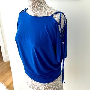 Express royal blue top
